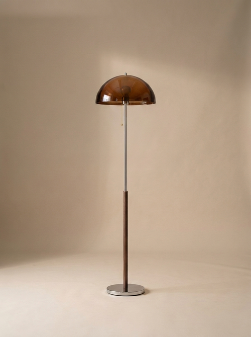 Amber floor lamp, off