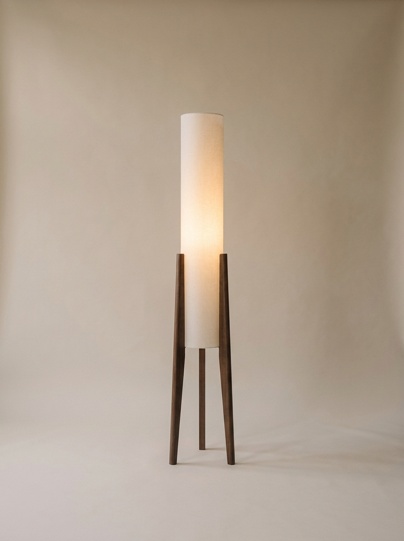 Zen floor lamp, on