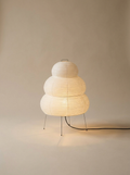 Washi table lamp, on