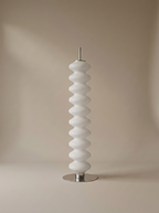 Reed floor lamp, off