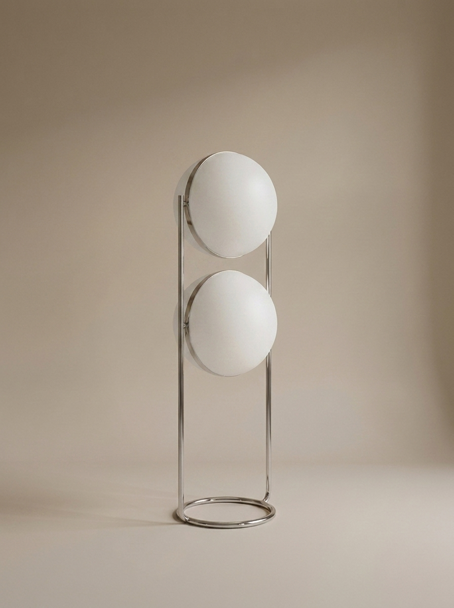 Orb floor lamp, off